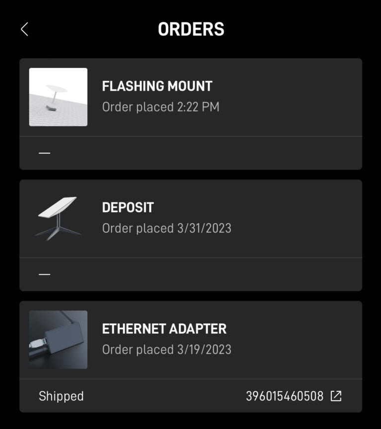 Checking Your Starlink Order Status