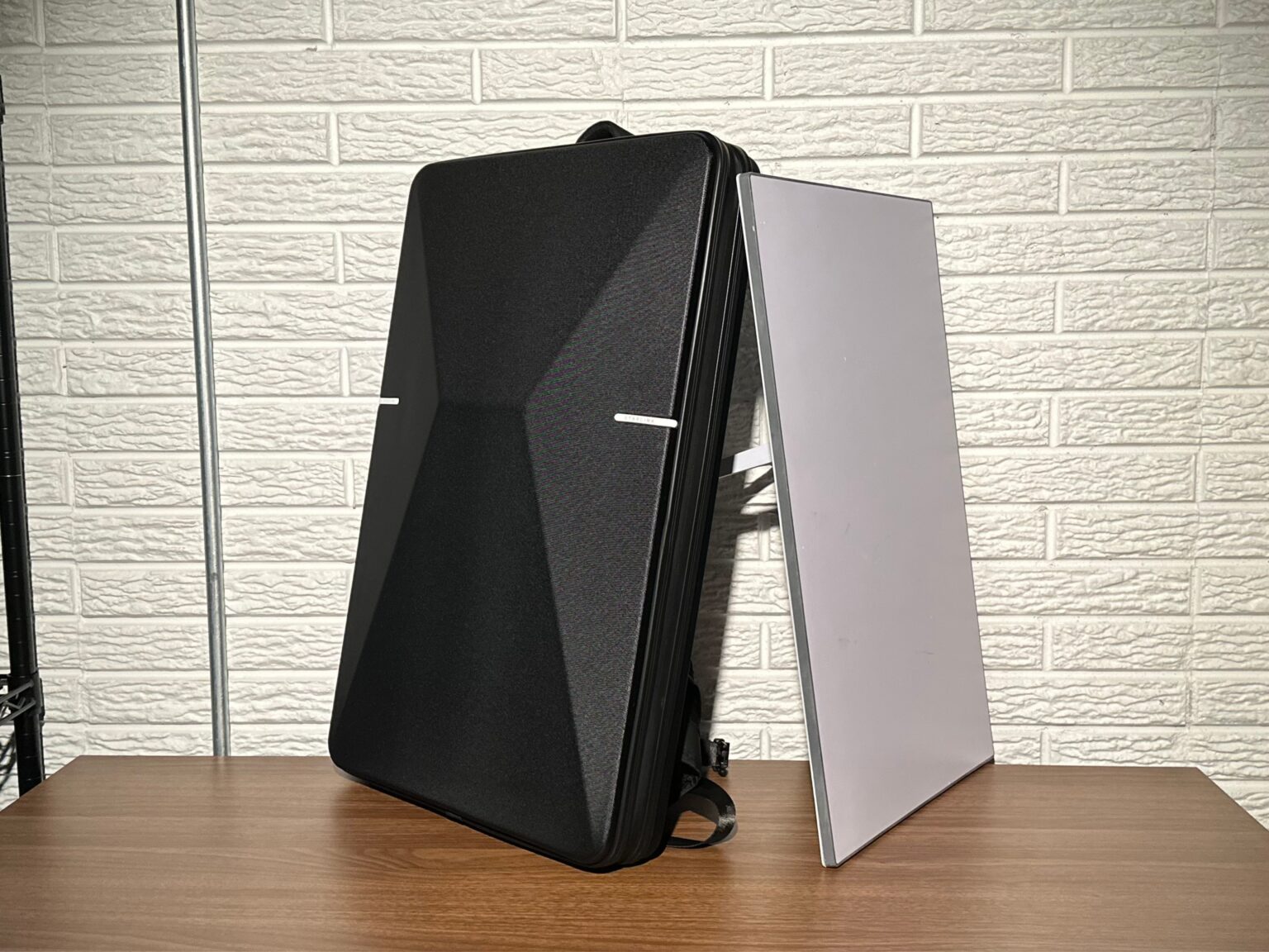 Starlink Standard Backpack with a Gen 3 Standard dish for comparison