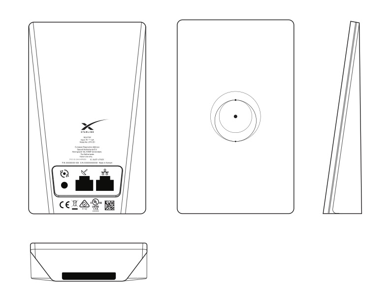 Next generation Starlink router UTR-251