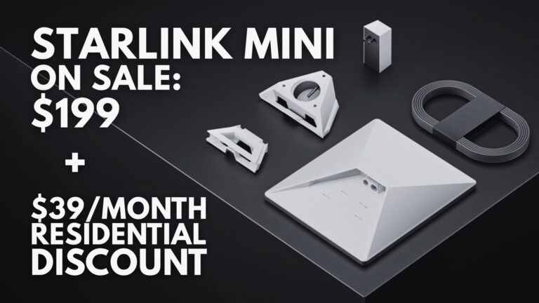 Video: Starlink Mini Drops to $199 + Brand New Residential Service Discounts